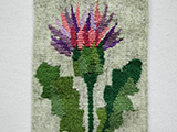 Flamskvavnad Flemish Weaving Ulla-Britt Gavelin　フレミッシュ織  Tistel　アザミ