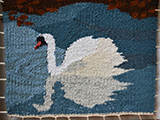 Flamskvavnad Flemish Weaving Svan　フレミッシュ織 　スワン