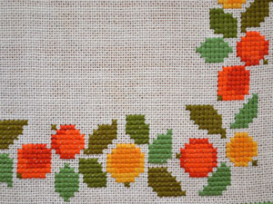 アンティーク＆ヴィンテージ N223 クロスステッチ フルーツ 33．5